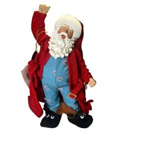 Vintage 2002 " Nighty Night Nick" Clothtique  by Possible Dreams christmas santa